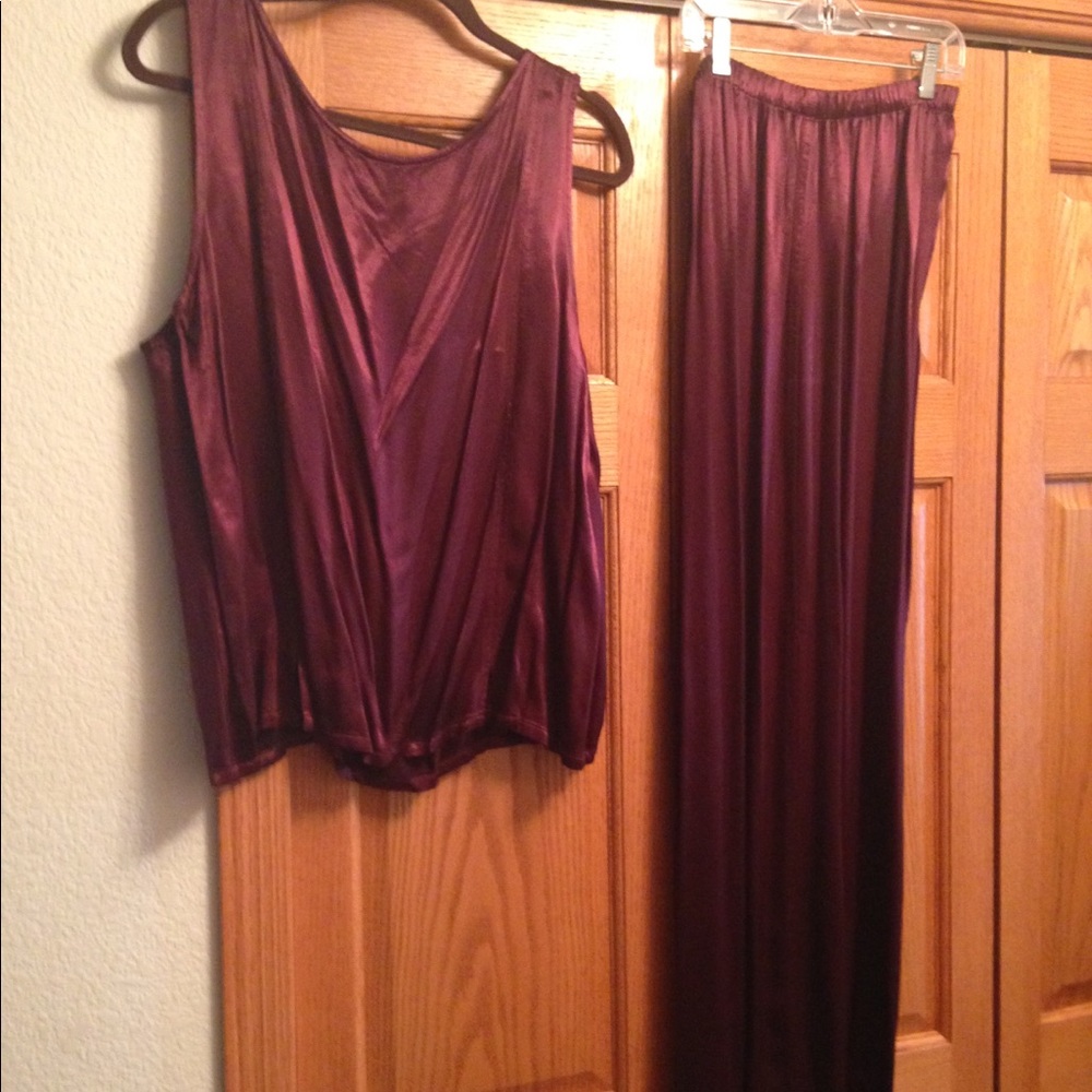 2 pc tank top and long skirt